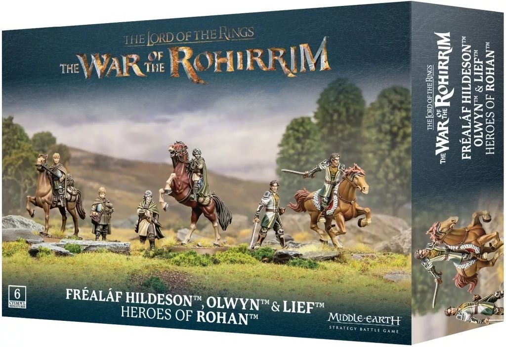 ミニチュアゲーム Frealaf Hildeson ＆ Olwyn ＆ Lief ミドルアース ストラテジーバトルゲーム 30-99