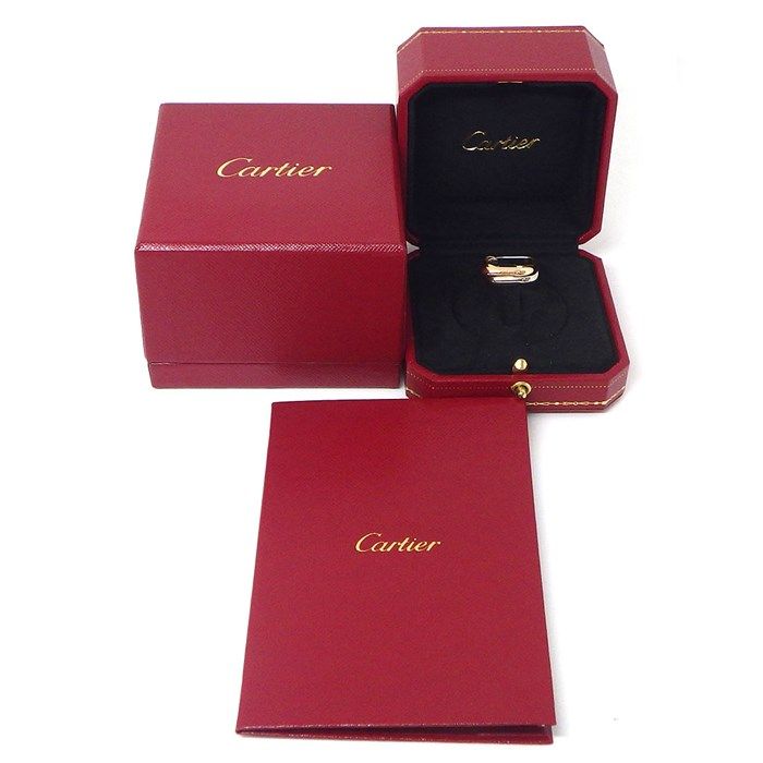 カルティエ Cartier リング トリニティ クッションシェイプ