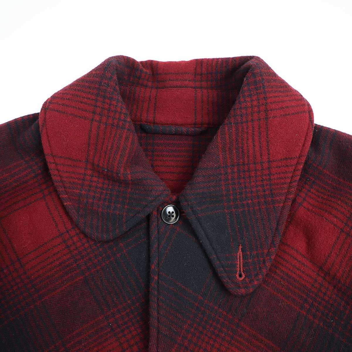 COMOLI コモリ 21AW ナッピングウールチェックマッキノウクルーザー