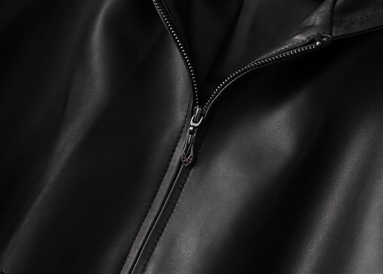 本革↑超ソフトなラムレザージャケット黒