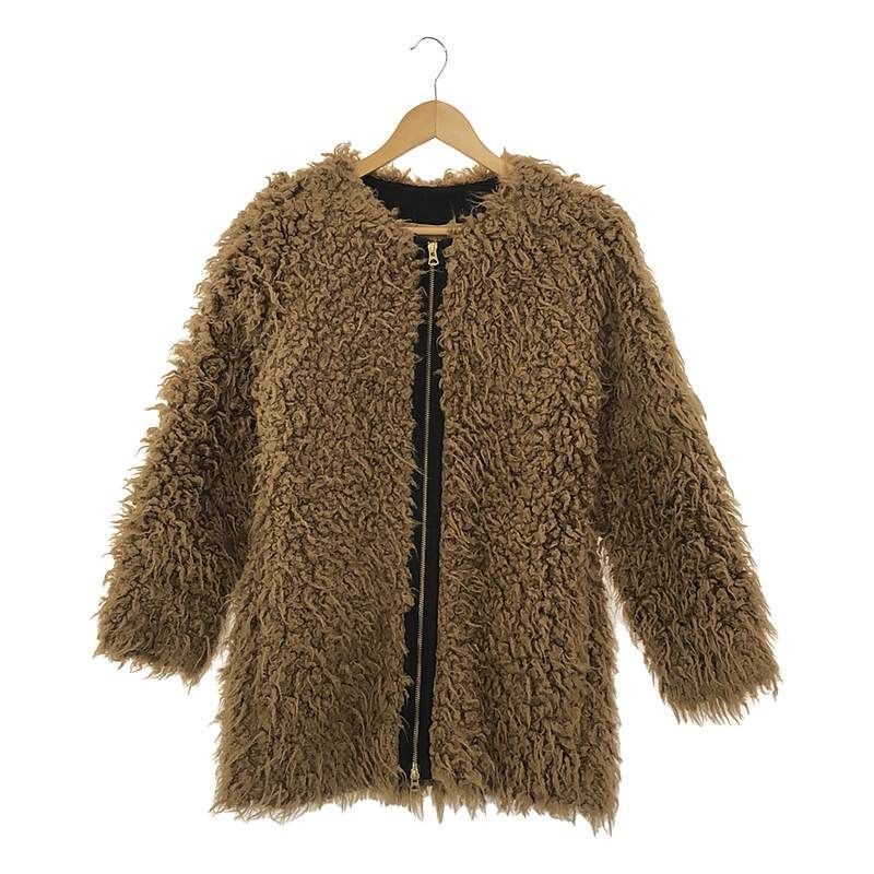 IENA☆ イエナ カーリーフェイクファー ジップブルゾン IENA カーリー