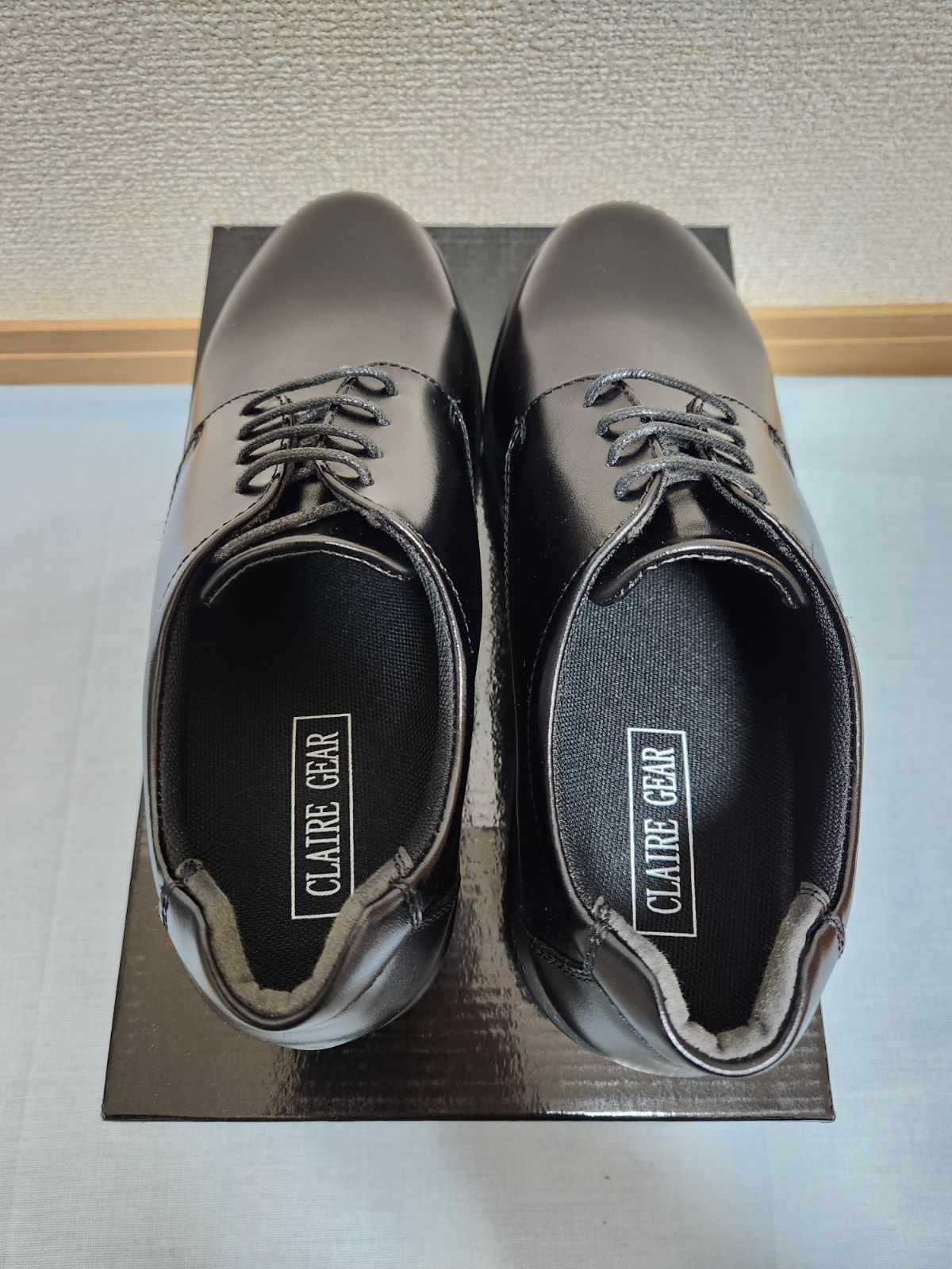 未使用 女性用 短靴 紐式 ビジネス用 シューズ CLAIRE GEAR 25.5