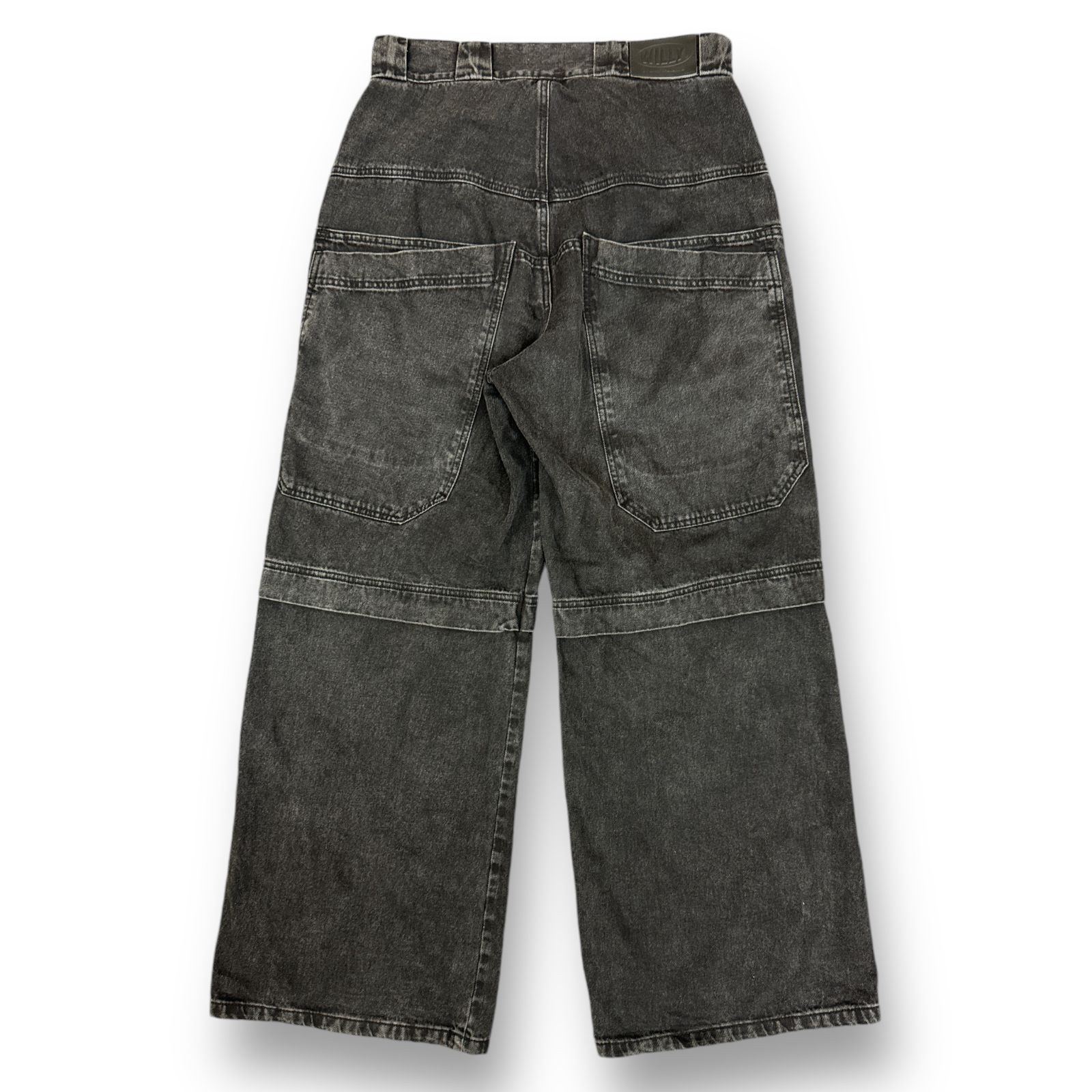 定価42900円 WILLY CHAVARRIA DENIM LAYERED PANTS レイヤード デニム