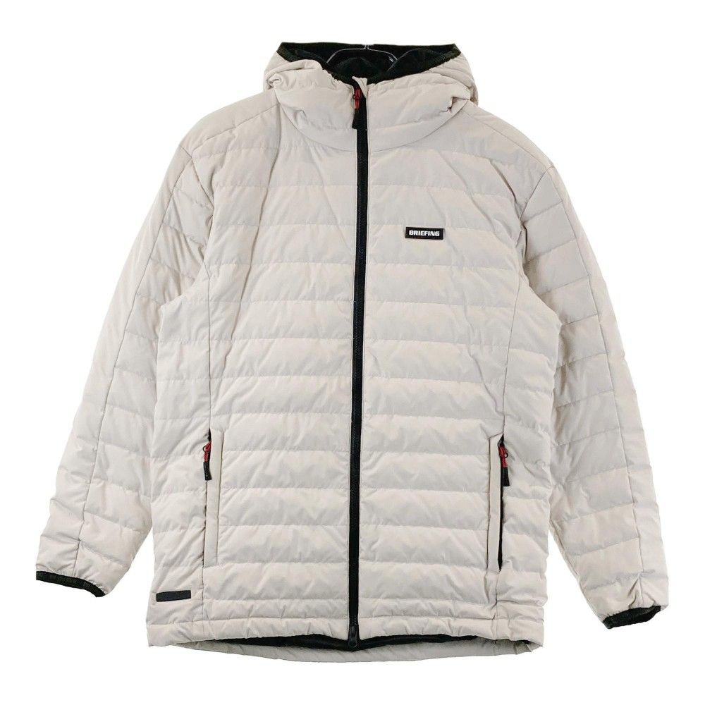 BRIEFING GOLF フード付きジャケット Lサイズ ベージュ BRIEFING GOLF（ブリーフィングゴルフ） ブリーフィング ゴルフ