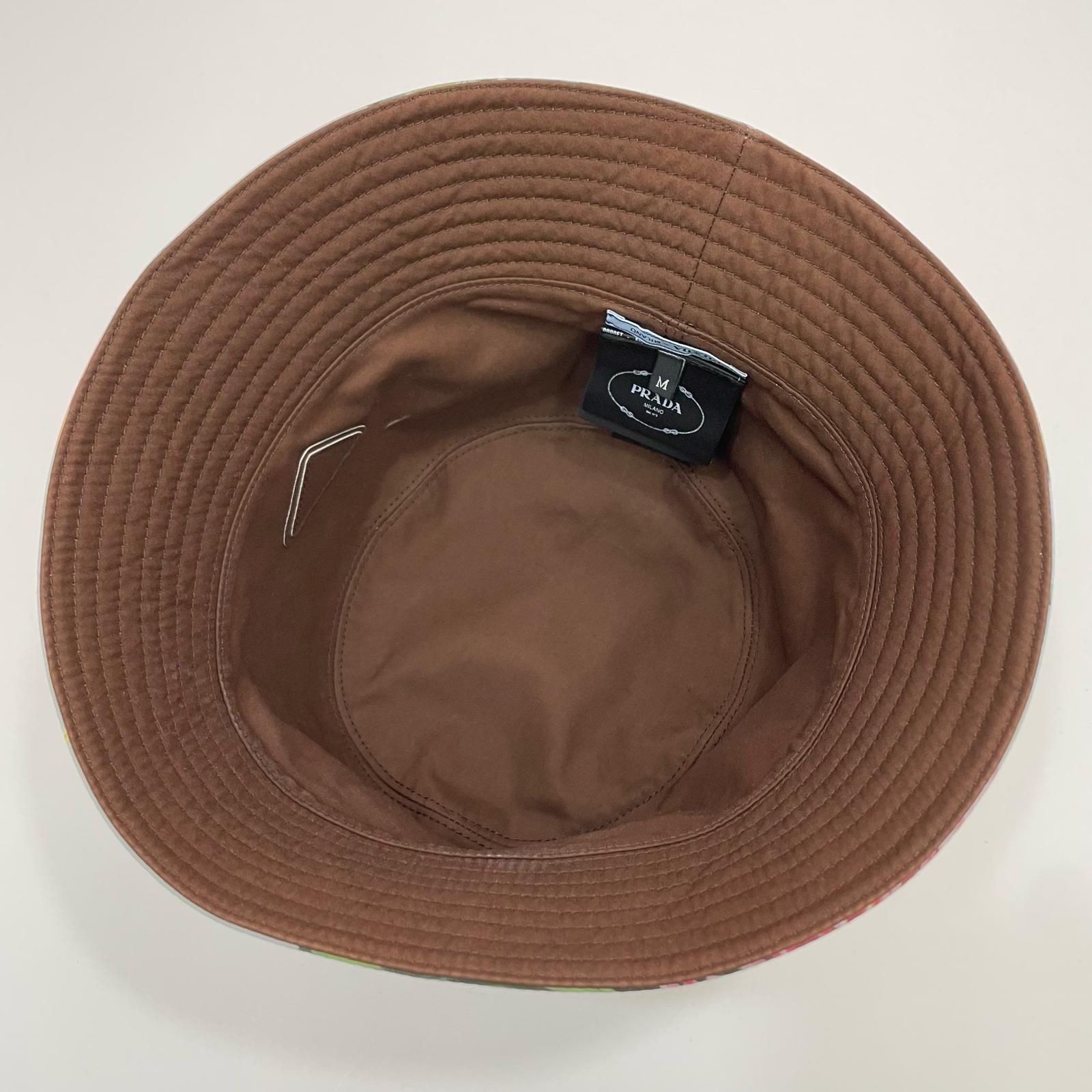 中古】PRADA | プラダ バケットハット 花柄 フラワー 帽子 1HC137