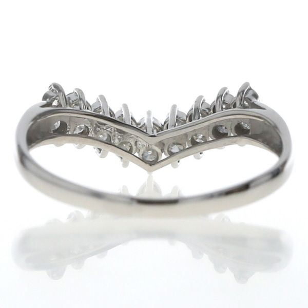 K18YG メレダイヤモンド1.00ct 印台 メンズリング 15.02g 17号 【中古  