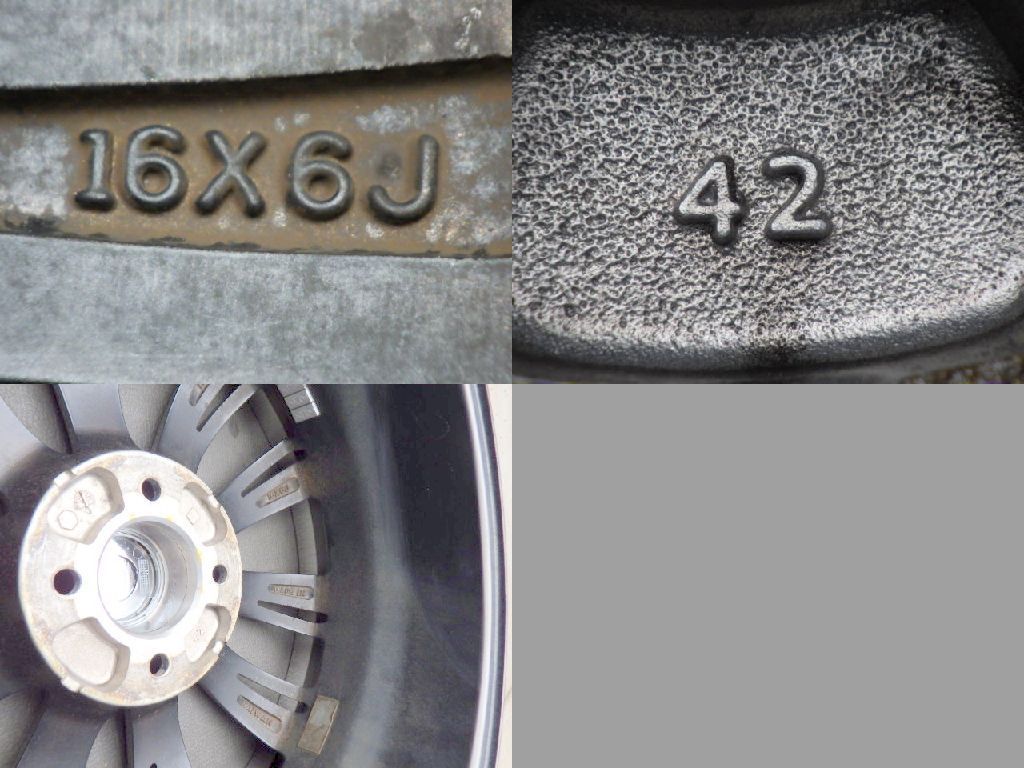 2917 B▲ ▲Weds LEONIS RT ホイール▲16x6.0J 4穴 PCD100 42▲4本