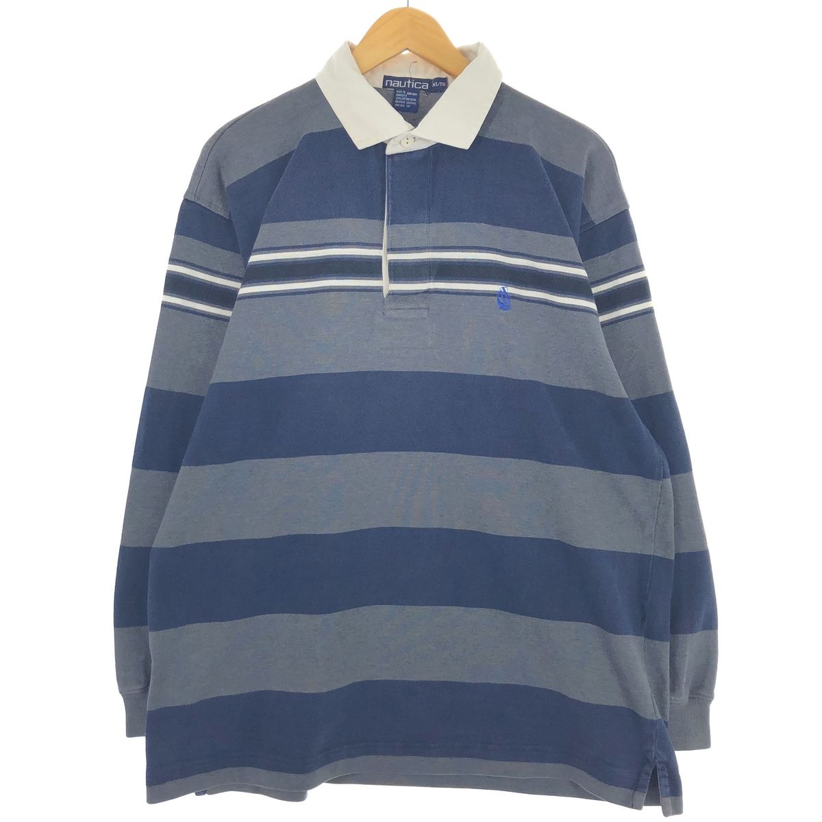 古着 90年代 ノーティカ NAUTICA 長袖 ラガーシャツ メンズXL ヴィンテージ/eaa431799