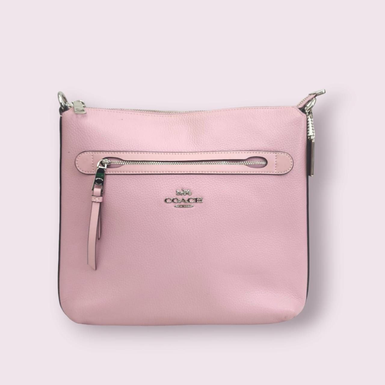 COACH コーチ ショルダーバッグ F34823 ピンク レザー レディース 鞄 