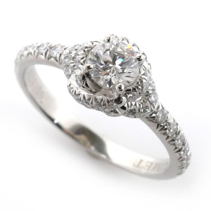 Chaumet ショーメ Pt950プラチナ リアン ダムール ソリテール ダイヤ リング・指輪 J3LCZZ ダイヤモンド0.30ct 9号 49  3.6g レディース 中古 美品 - メルカリ