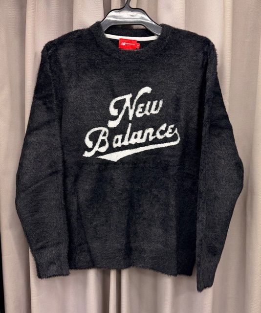 Ld ♥品 ニューバランス ゴルフ レディース ニット プルオーバー クルーネック 長袖 new balance GOLF NB セーター ブラック 葛西店