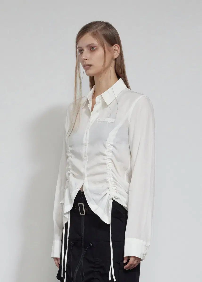 ボヘミアンソウル プリンセス LINE シャーリング シャツ アイボリー