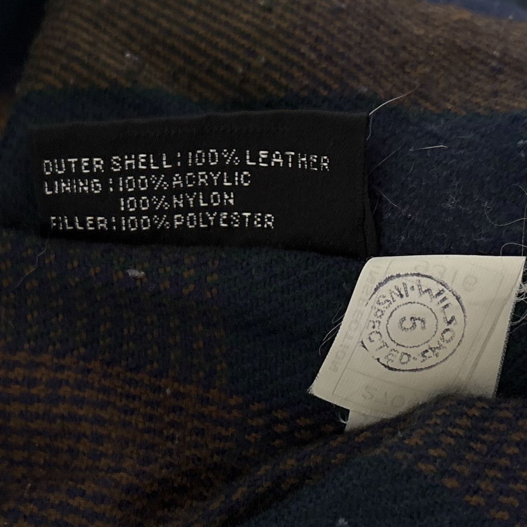 レザーダッフルコート S-3012