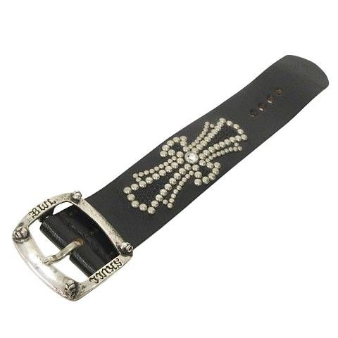 ビルウォールレザー Bill Wall Leather X Skull Studding Bracelet 