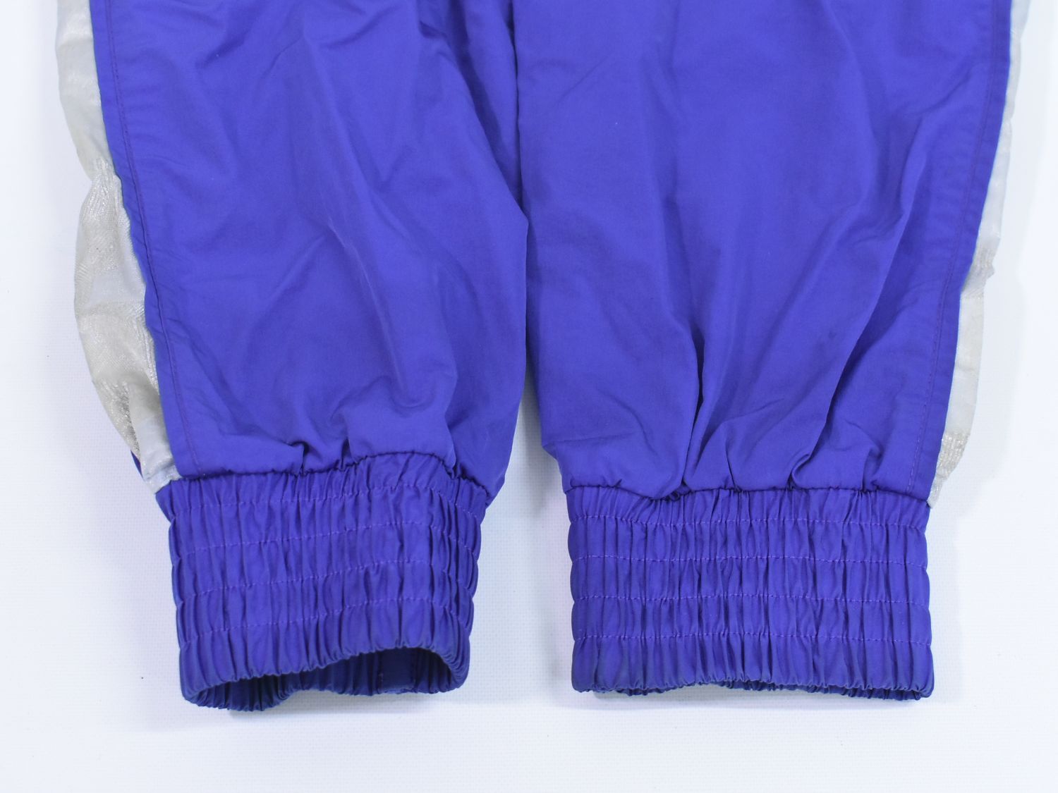 本物 シャネル CHANEL ナイロン ジャケット アウター 44 ブルー グレー  