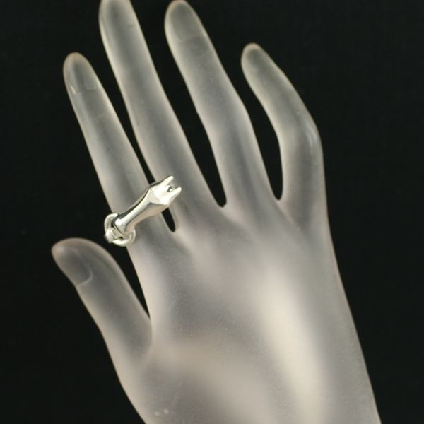 エルメス リング ギャロップ ホース 馬 ウマ アニマル 50号 シルバー  