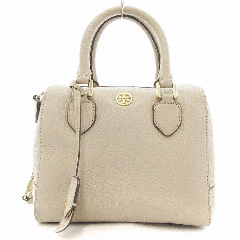 トリーバーチ TORY BURCH ミニボストンバッグ ショルダー 2WAY レザー 