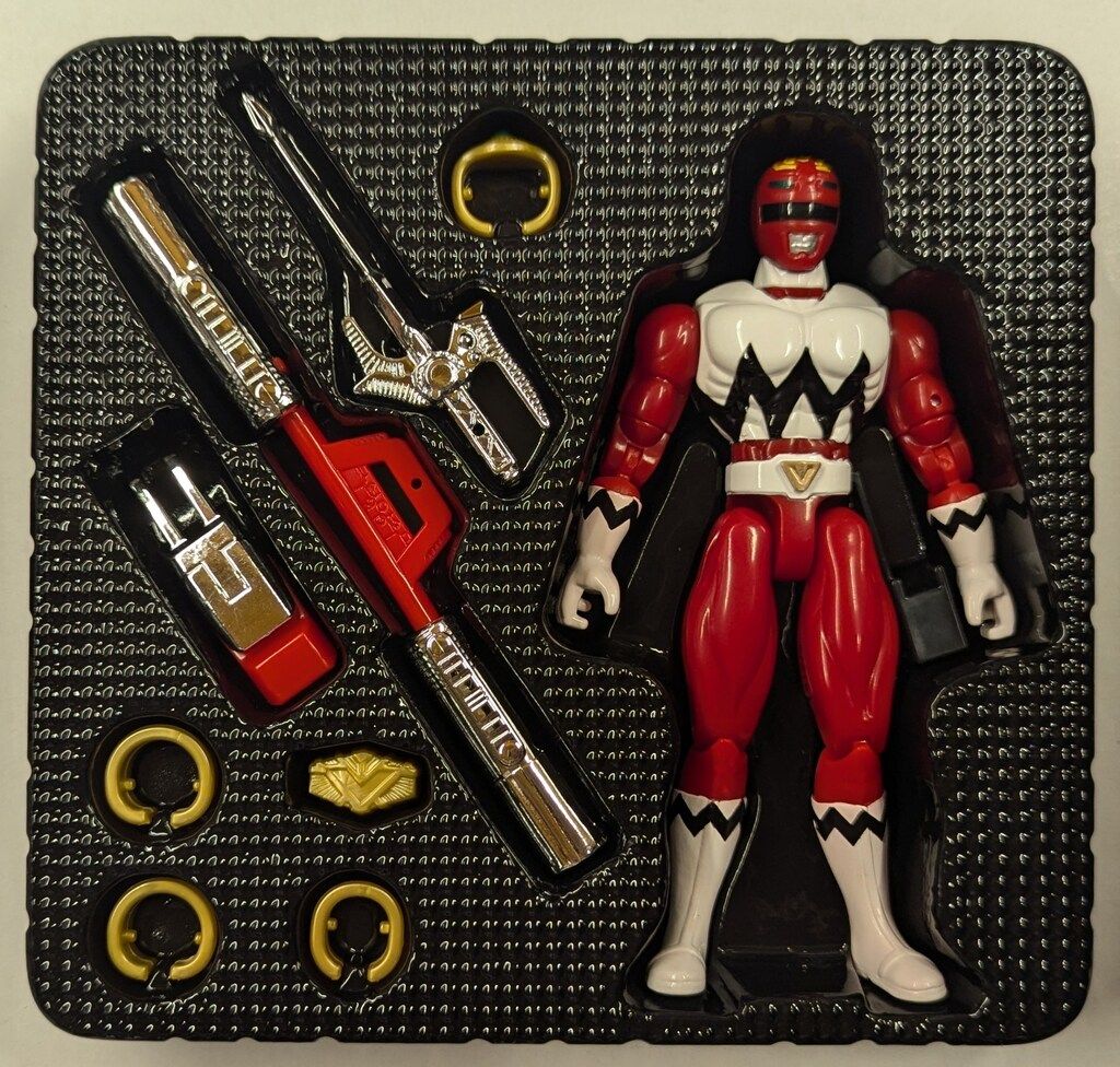 ギンガマン 獣装光アーマーシリーズ1 ギンガレッド レア品 絶版