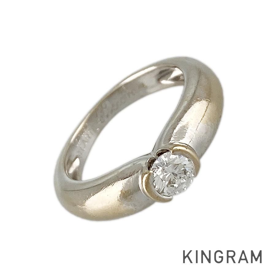 カルティエ　シェリーリング カルティエ CARTIER シェリー リング K18WG ダイヤモンド 8号(48