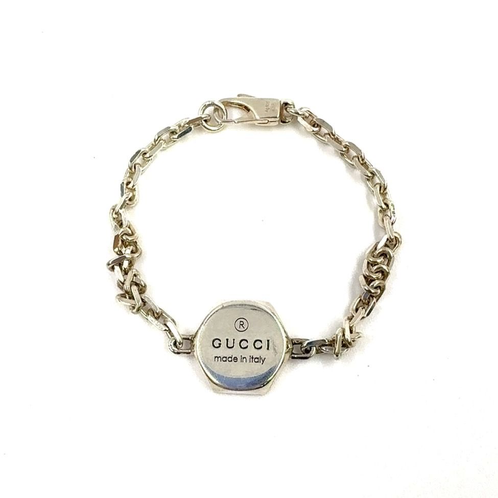 GUCCI ヘキサゴン AG925 シルバー ブレスレット 779169-J8400-8106-18