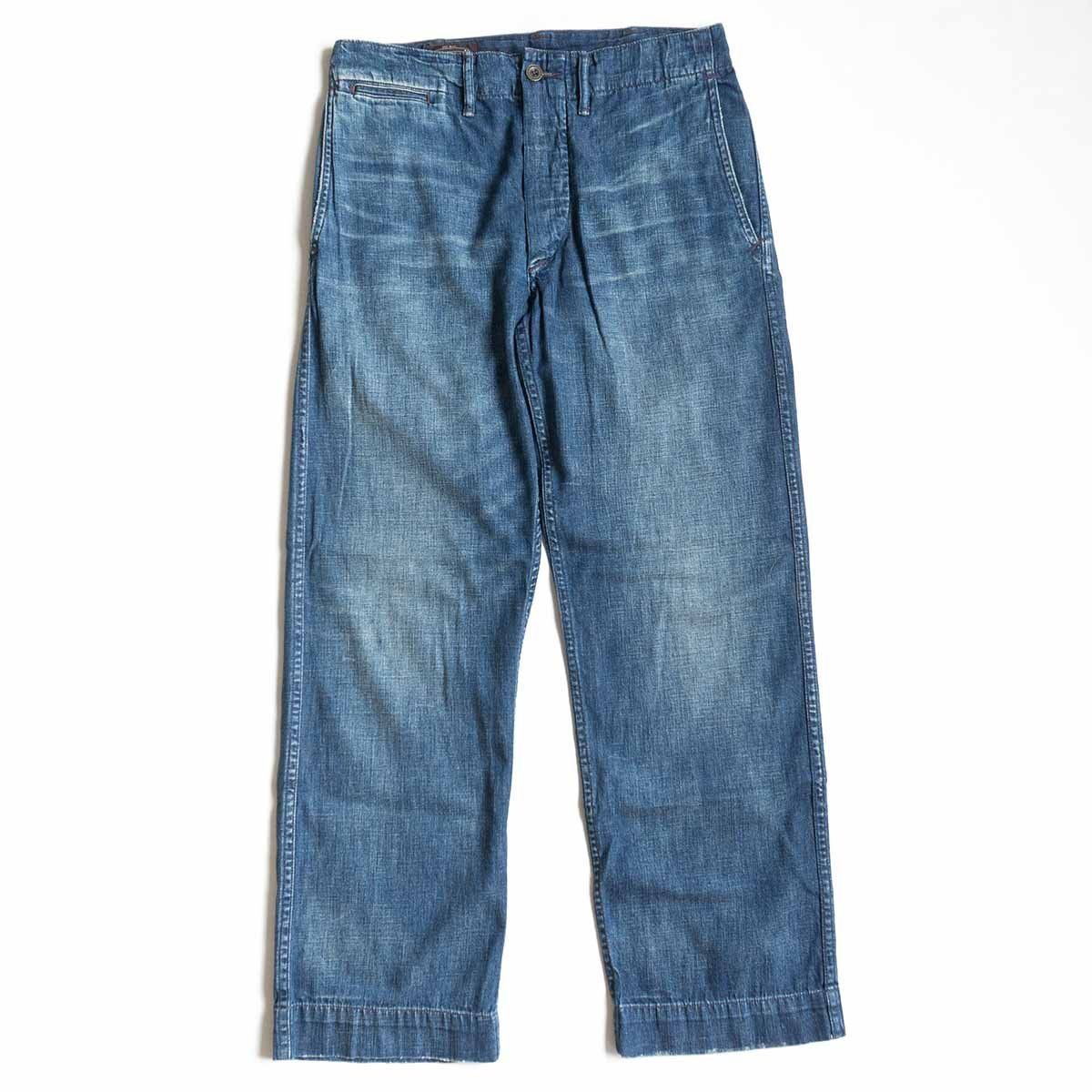 極美品】RRL 【 DENIM TROUSER 】29×30 デニム トラウザー パンツ