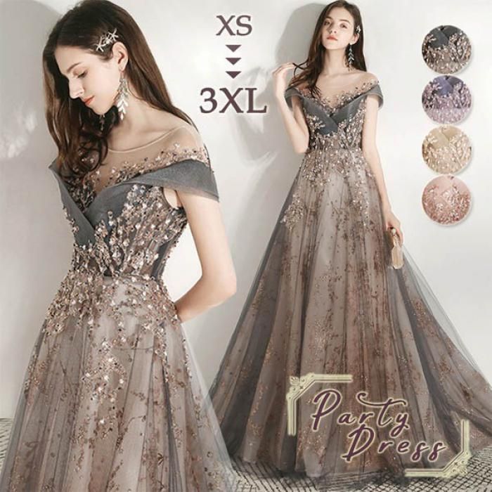 極美品*オースチンリード ロングワンピース フレア 花柄 ベルト グレー