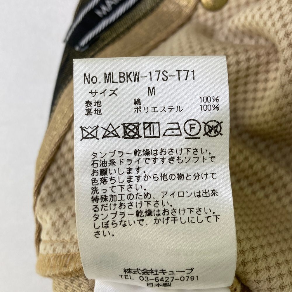 サイズ：M MARK&LONA マークアンドロナ  ショートパンツ スタッズ ゴールド系 [240001262033] ゴルフウェア レディース ストスト サイズ：M MARK&LONA マークアンドロナ ショートパンツ スタッズ