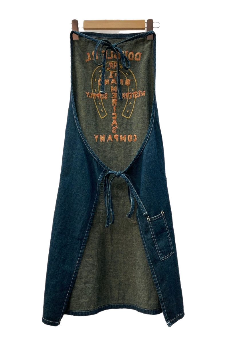 ダブルアールエル RRL デニム エプロン チェーンステッチ ホース
