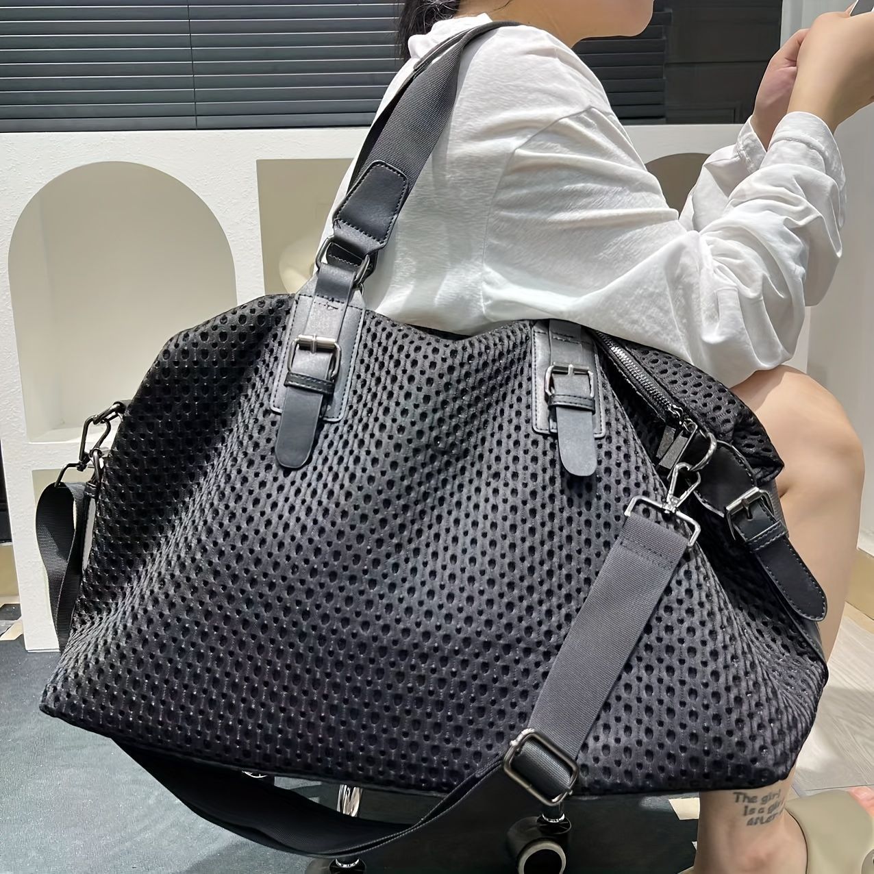 良品 エンポリオアルマーニ ボストンバッグ ボタニカル c869