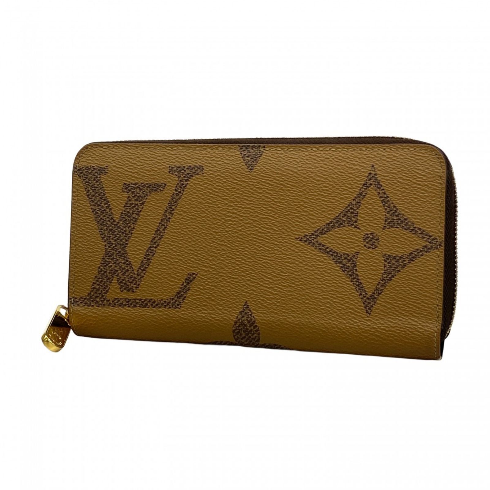 ルイ ヴィトン Louis Vuitton ルイ ヴィトン 長財布 モノグラム ジャイアント モノグラム リバース ジッピーウォレット M69353 ブラウンレディース