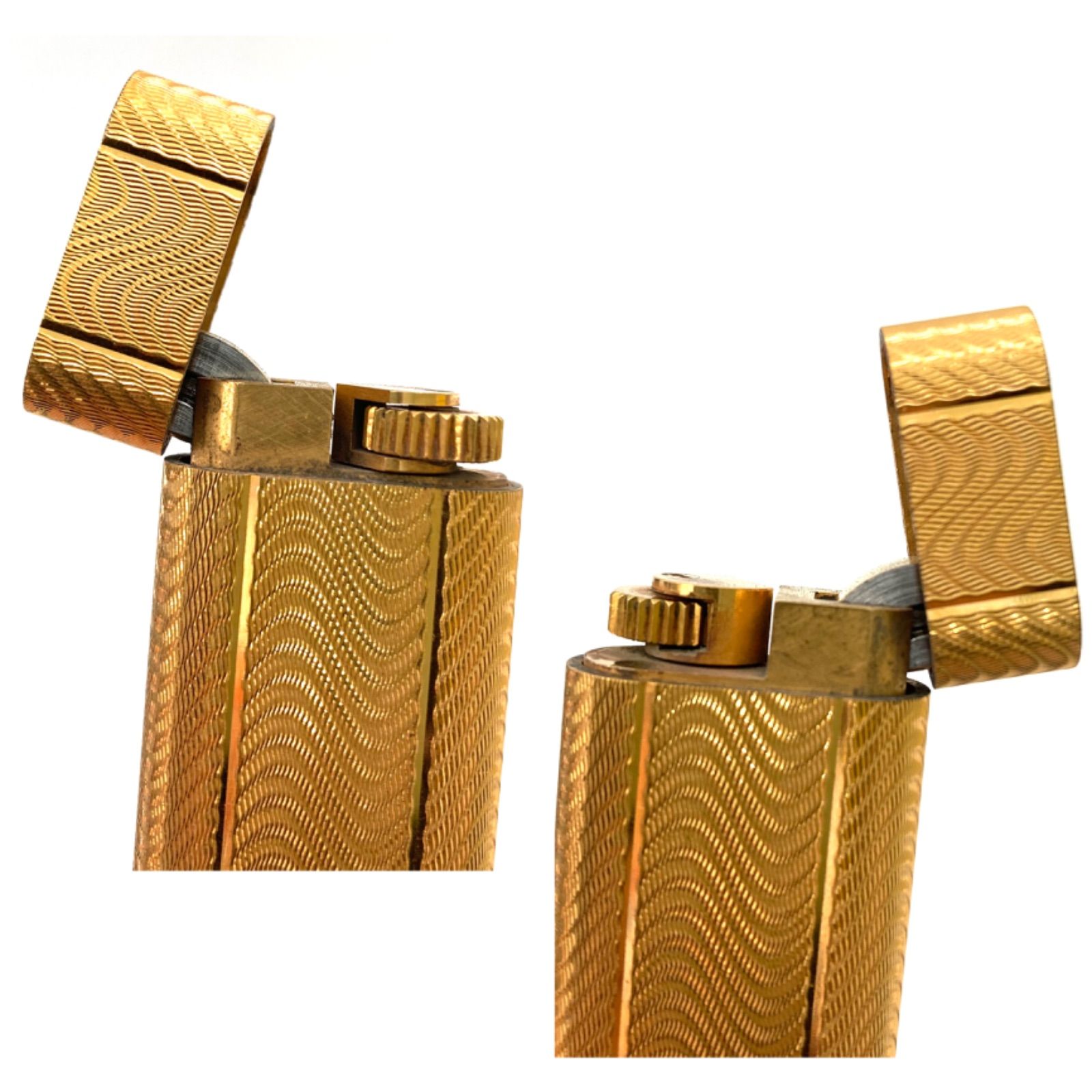 カルティエ ライター ガスライター ジャンク 1円 ゴールドカラー 公式