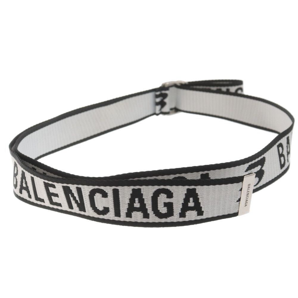 BALENCIAGA (バレンシアガ) 22SS D RING BELT ロゴ ナイロン ダブルD