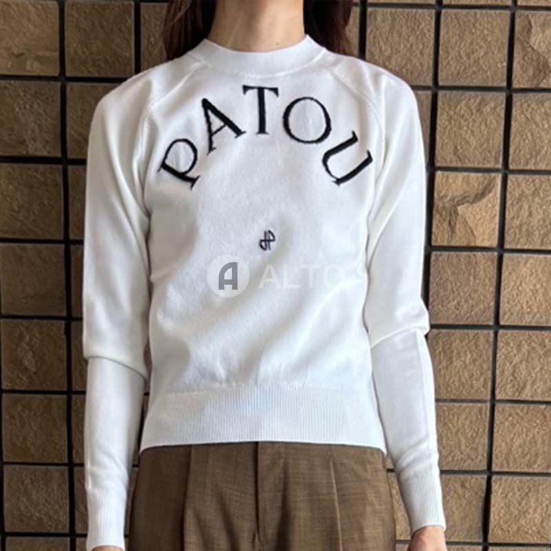 PATOU】 パトゥ KN1108045 ウールブレンドクルーネックセーター