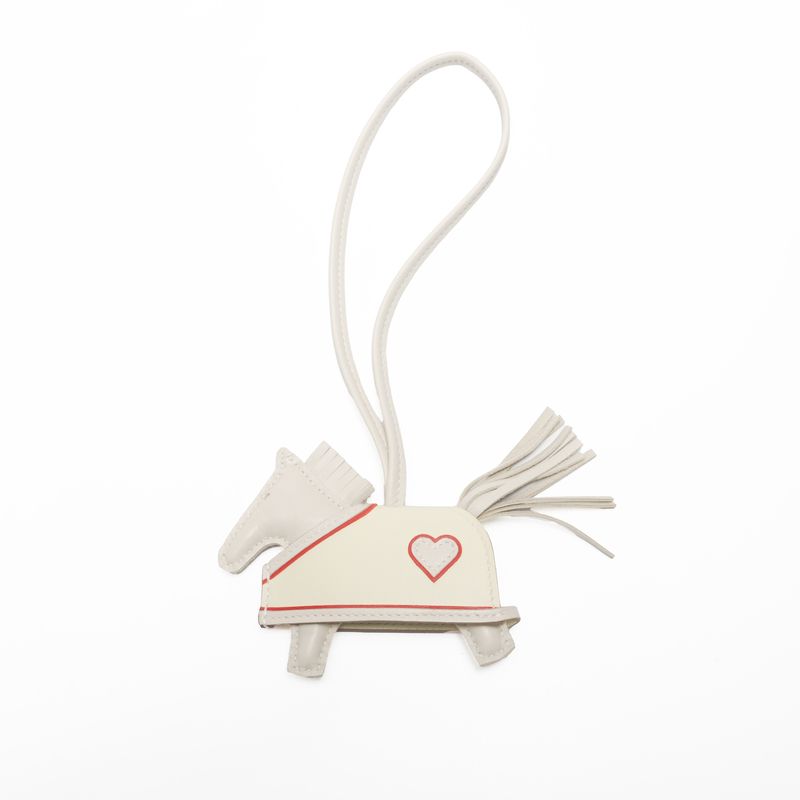 HERMES エルメス キーホルダー ロデオ ロベオ クール PM クレ ジョーヌミルトン ルージュラデュー