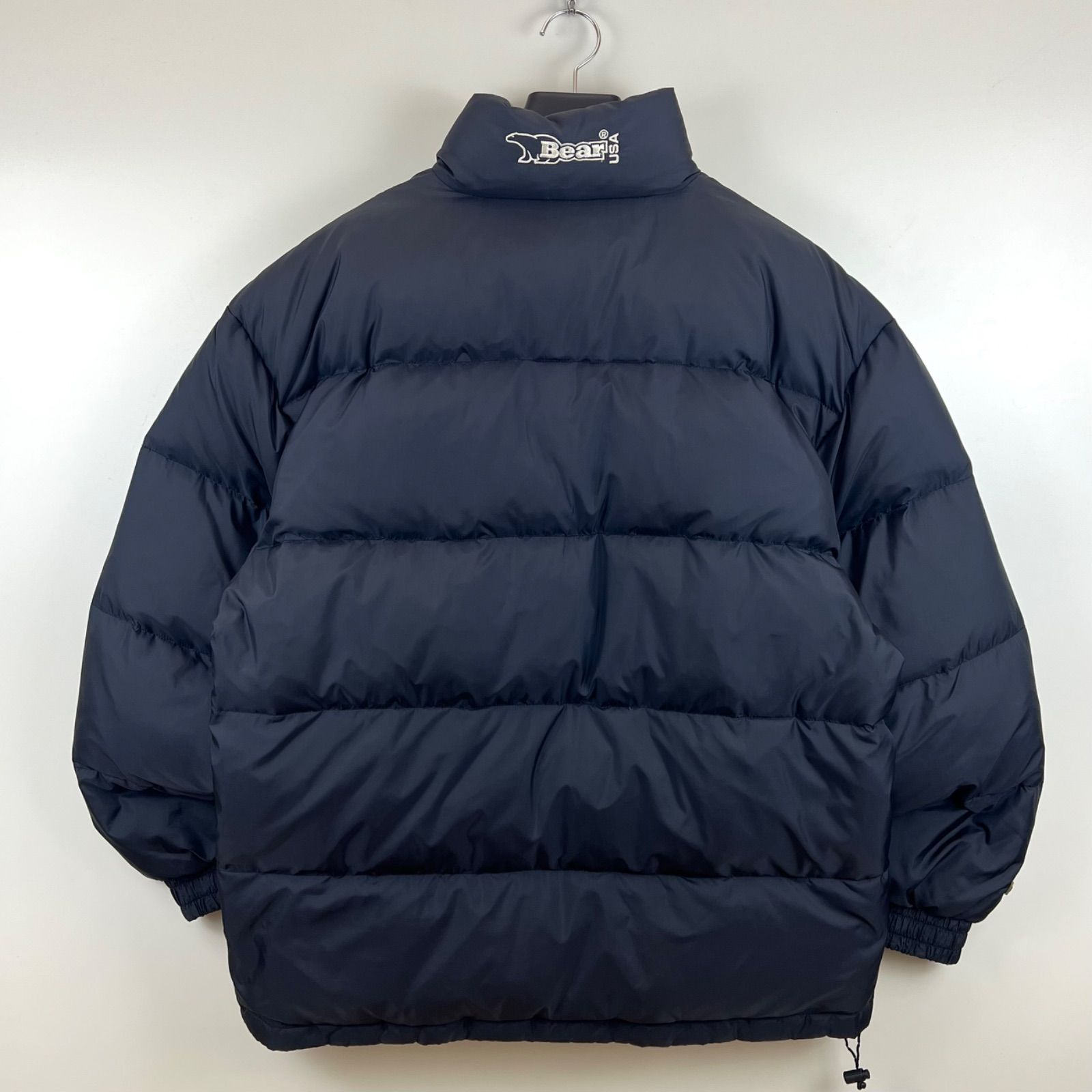 BEAR USA old reversible down jacket XL ベアー リバーシブル