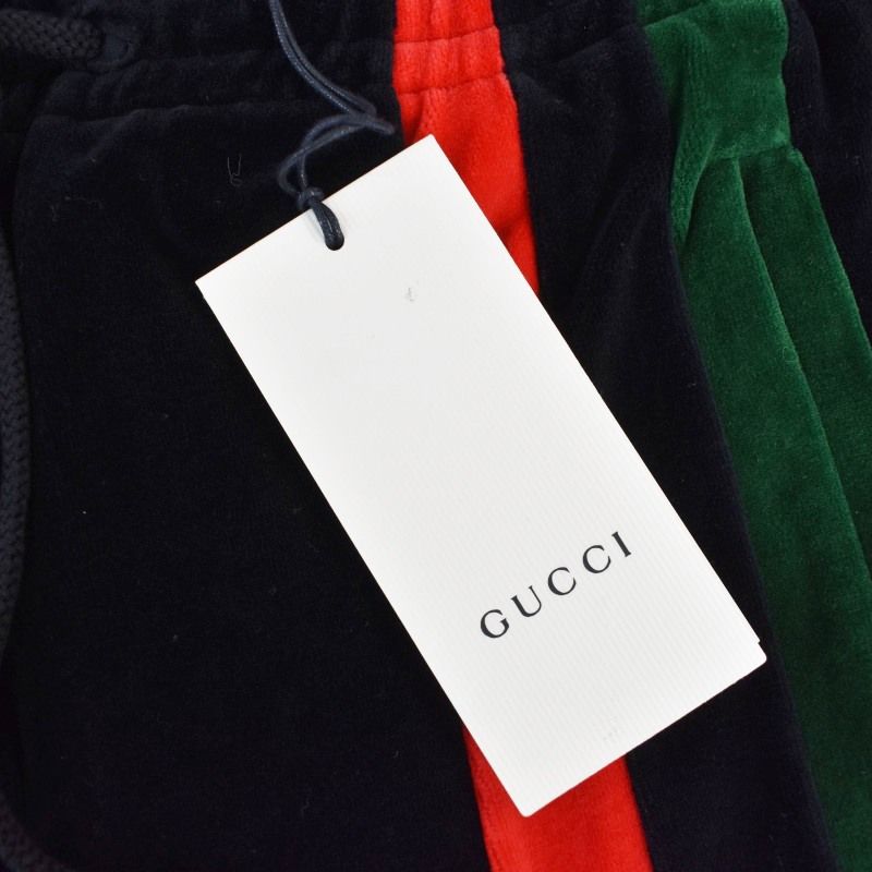 極美品●GUCCI シェリーライン ベロア ハーフパンツ マルチカラー M 極美品○GUCCI シェリーライン ベロア ハーフパンツ マルチ