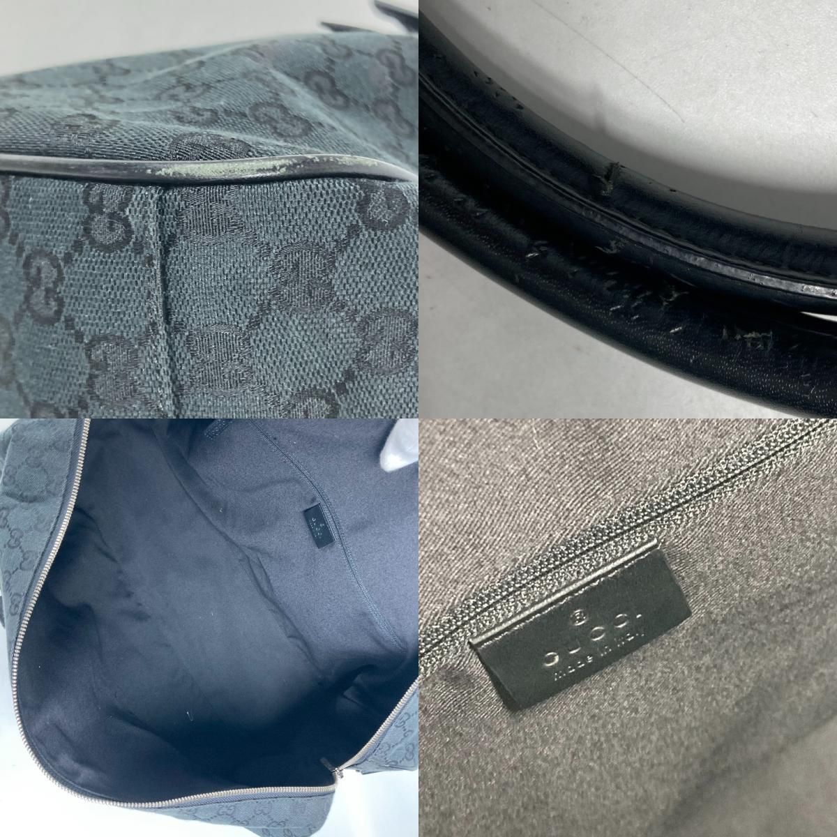 GUCCI グッチ ボストンバッグ GG ロゴ 28897 GGキャンバス/レザー