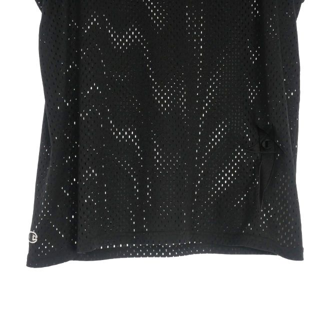 rick owens champion メッシュタンクトップリックオウエンス S Rick Owens - Champion Logo-Embroidered Mesh Tank Top - Black