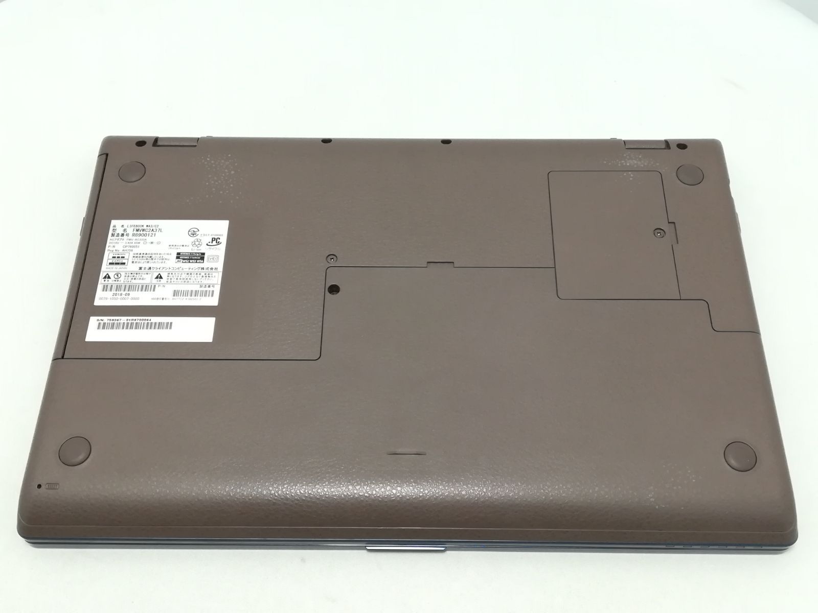 中古品☆富士通ノートパソコン FMV LIFEBOOK WA3/C2 FMVWC2A37L i7 8550U/32GB/SSD 512GB +HDD1TB/無線LAN/Windows10/15.6型 - メルカリ