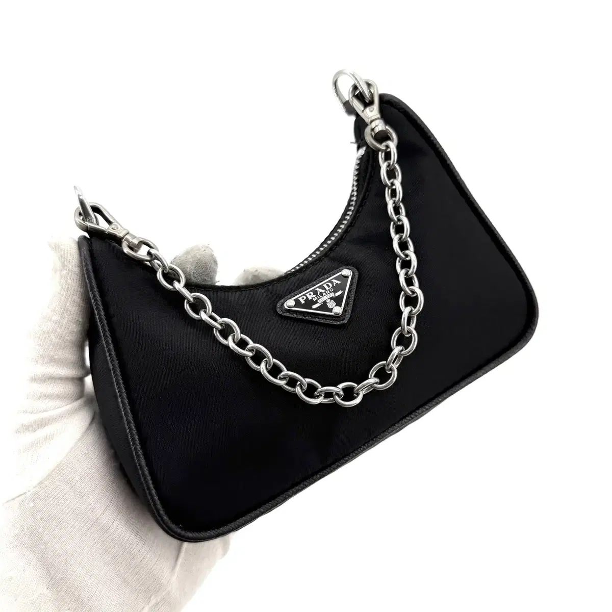 プラダ 1TT122 テスート ナイロン リーエディション ミニ 2way ホーボーバッグ