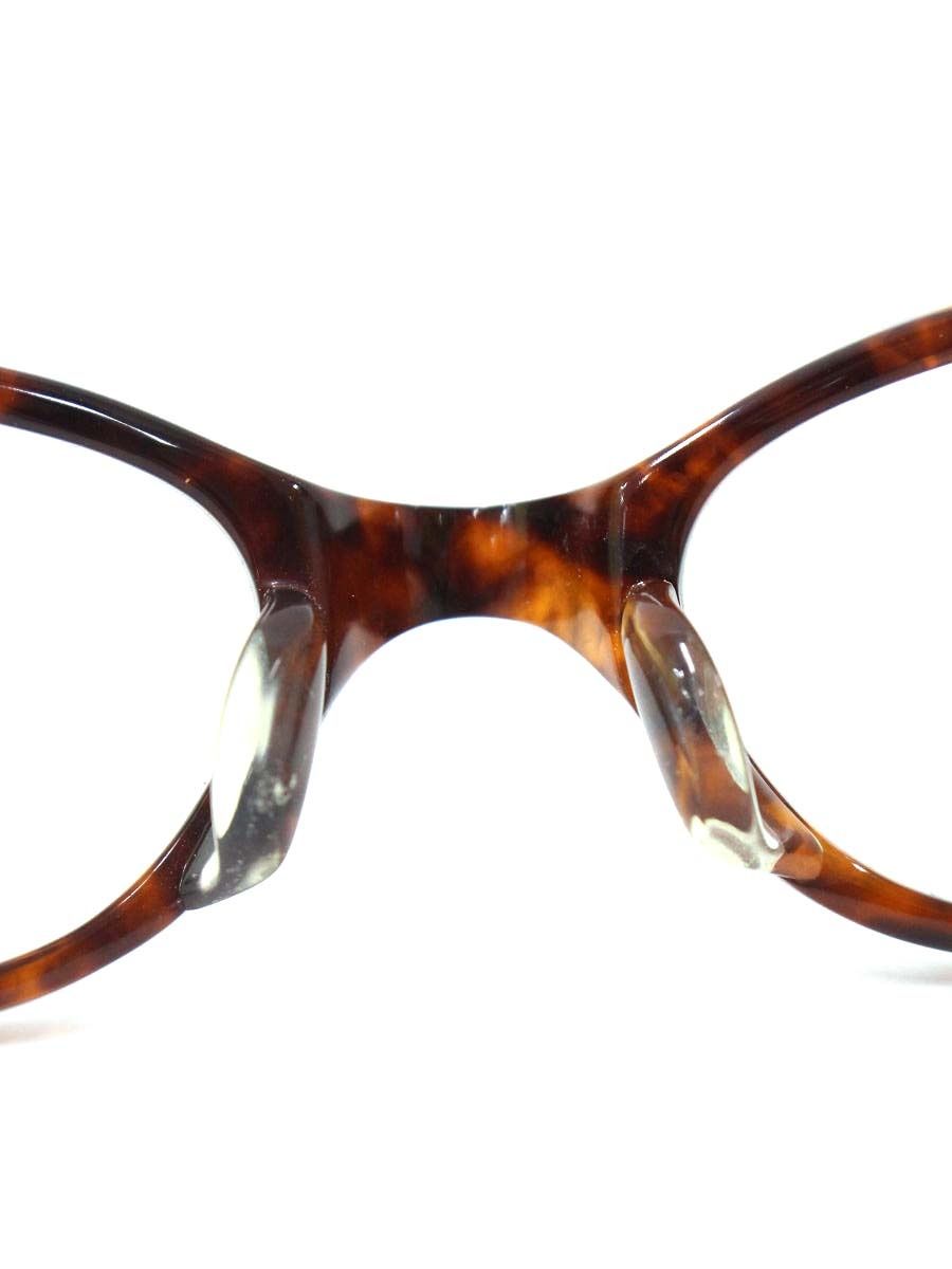 フォーナインズ E-16 メガネ ブラウン クリア フルリム スクエア  