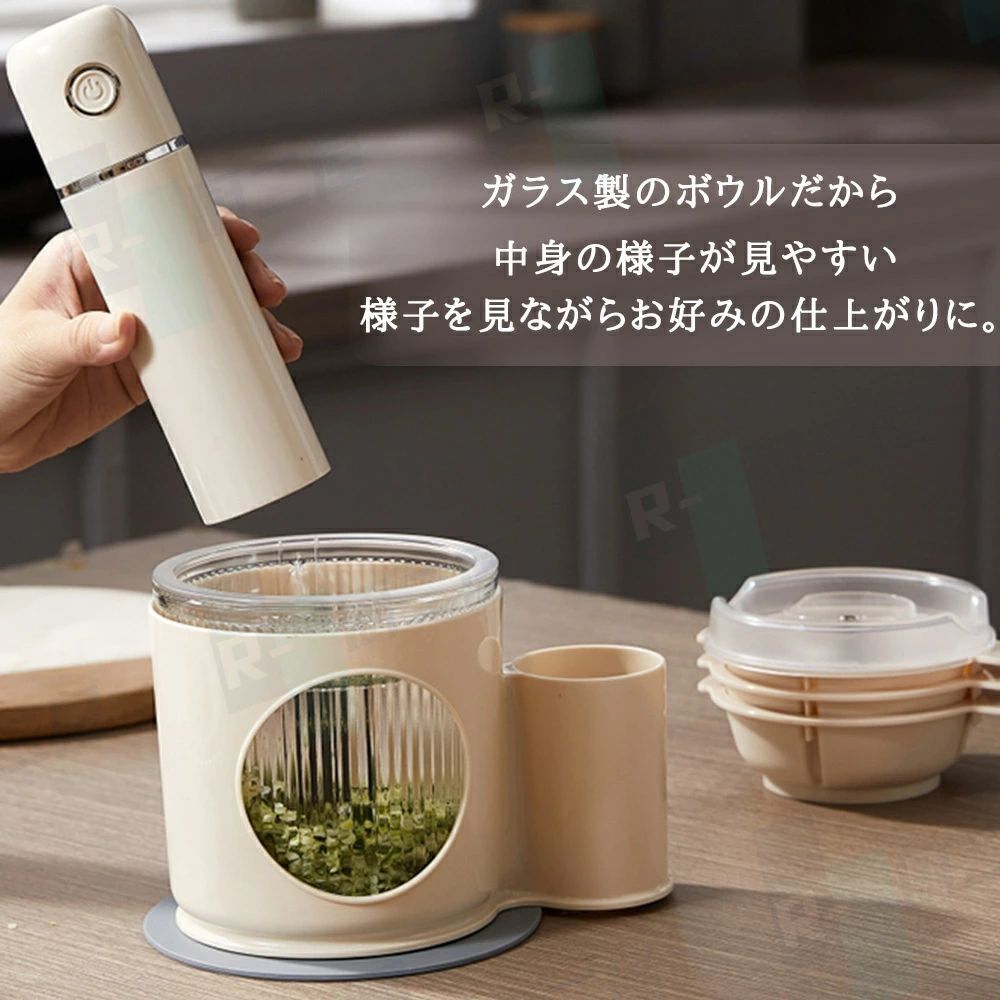 【出品者送料負担】ブーちゃん 食器棚 11月10日まで 新生活応援フードプロセッサー 1台7役 ハイパワー ステンレス4枚