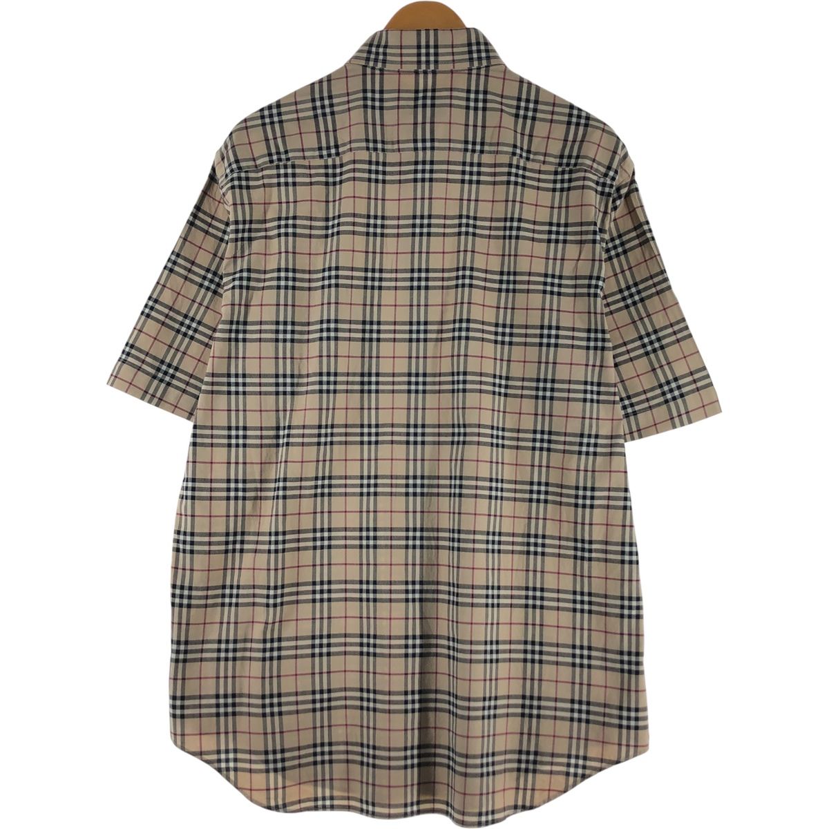 古着 バーバリー Burberry's BURBERRY LONDON 半袖 ボタンダウン チェックシャツ メンズL相当/evb029092