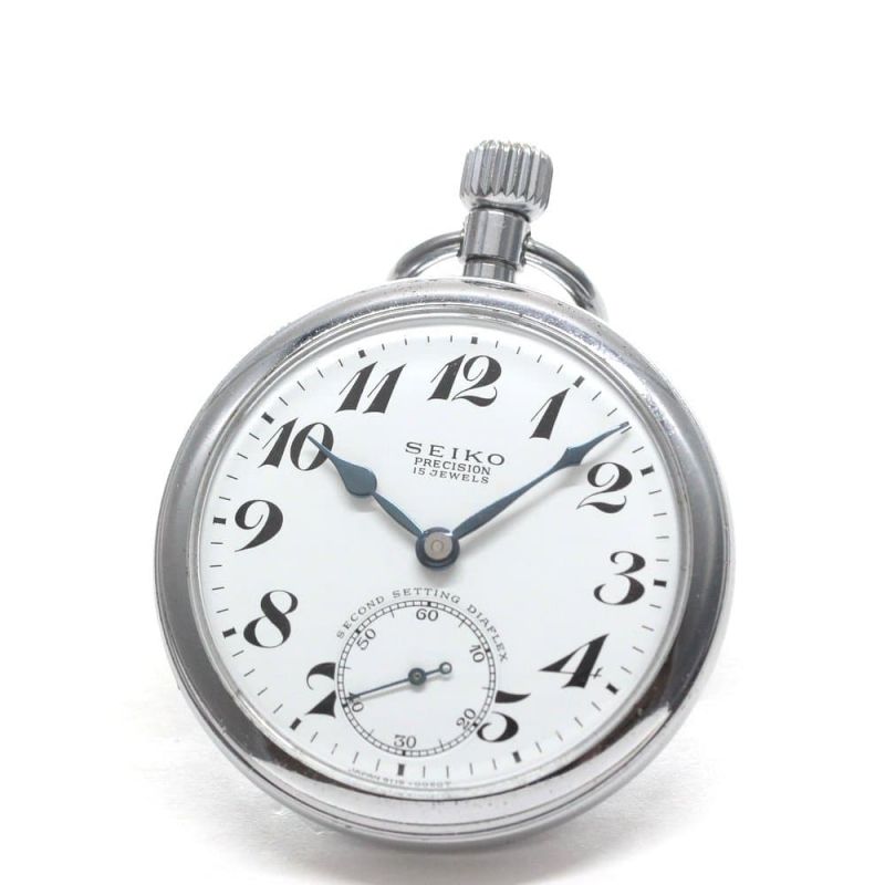 19セイコー プレシジョン 懐中時計 | 昭41 21 国鉄四国 | 15石 | 絶版時計 |19seiko-1258