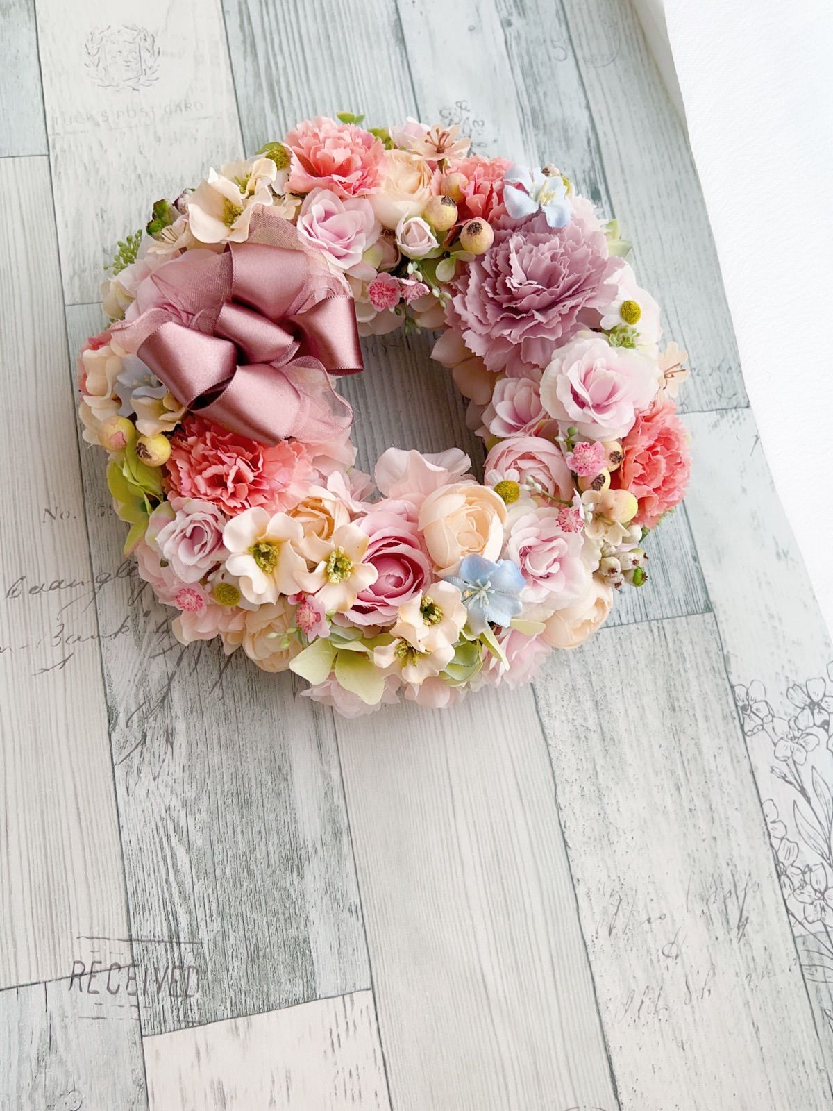 1.ポポラスフェアリーハーフリース リース | エンジェル・リース工房