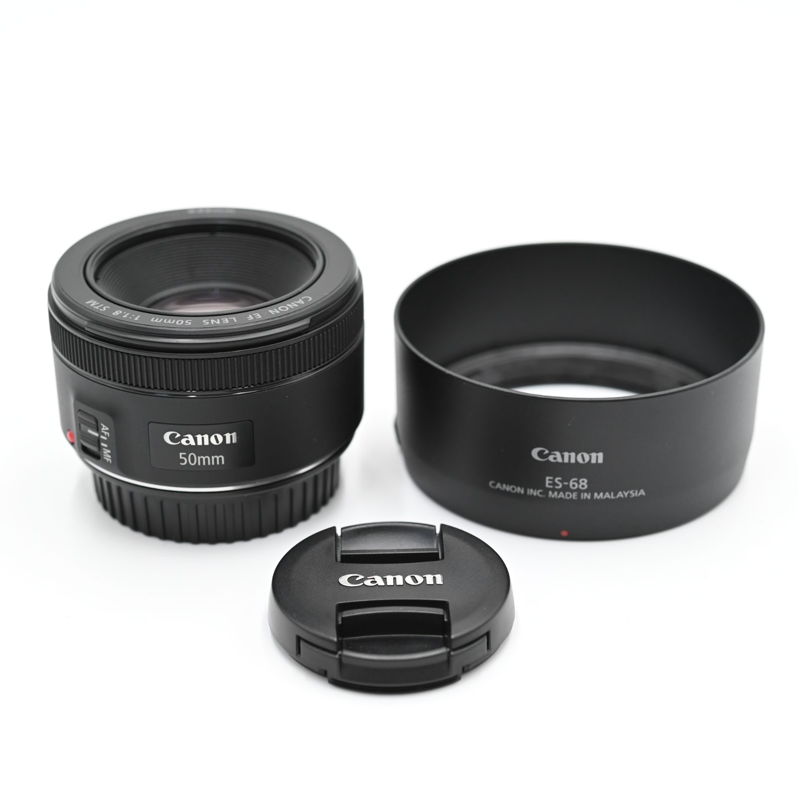 新品級】Canon キヤノン 単焦点レンズ EF50mm F1.8 STM フルサイズ対応 ...
