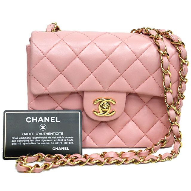美品シャネル　CHANEL　ヴィンテージ　 ラムスキン　チェーンベルトミニバッグ CHANEL （新品・未使用品）シャネル CC ココマーク マトラッセ