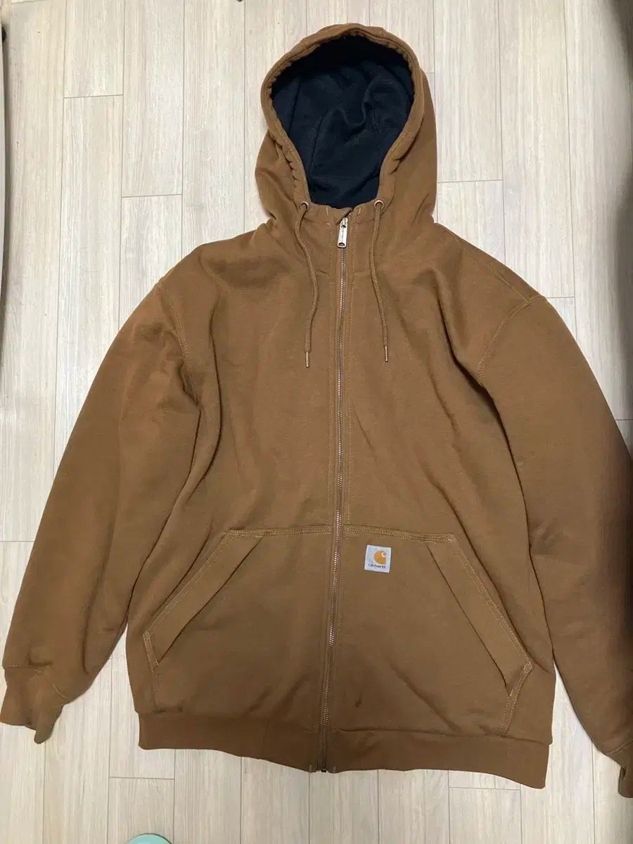 【雷市場（ポンジャン）商品韓国直送】Carhartt(カーハート) フード付き ジップアップパーカー