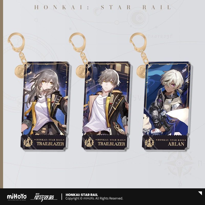 崩壊：スターレイル 星鉄LANDシリーズ アクリルキーホルダー 開拓者(男)：グッズ(輸入) | ステラワース