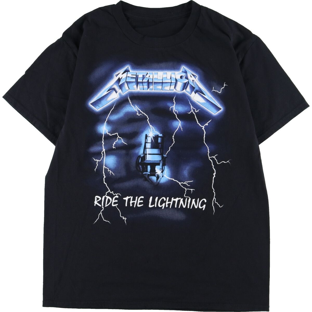 古着 UNKNOWN METALLICA メタリカ RIDE THE LIGHTNING 両面プリント バンドTシャツ バンT  メンズS/eaa342950